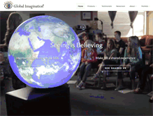 Tablet Screenshot of globalimagination.com